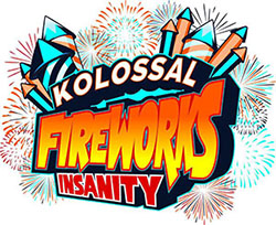 Kolossal Fireworks logo.